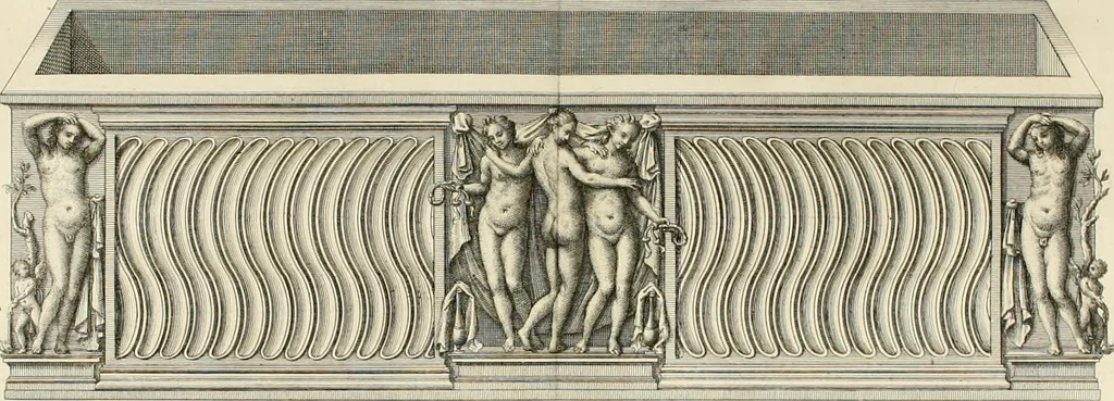 An illustration from Monumentum sive columbarium libertorum et servorum Liviae Augustae et Caesarum : Romae detectum in Via Appia, anno M.D.CC.XXVI., 1727, leaf 307