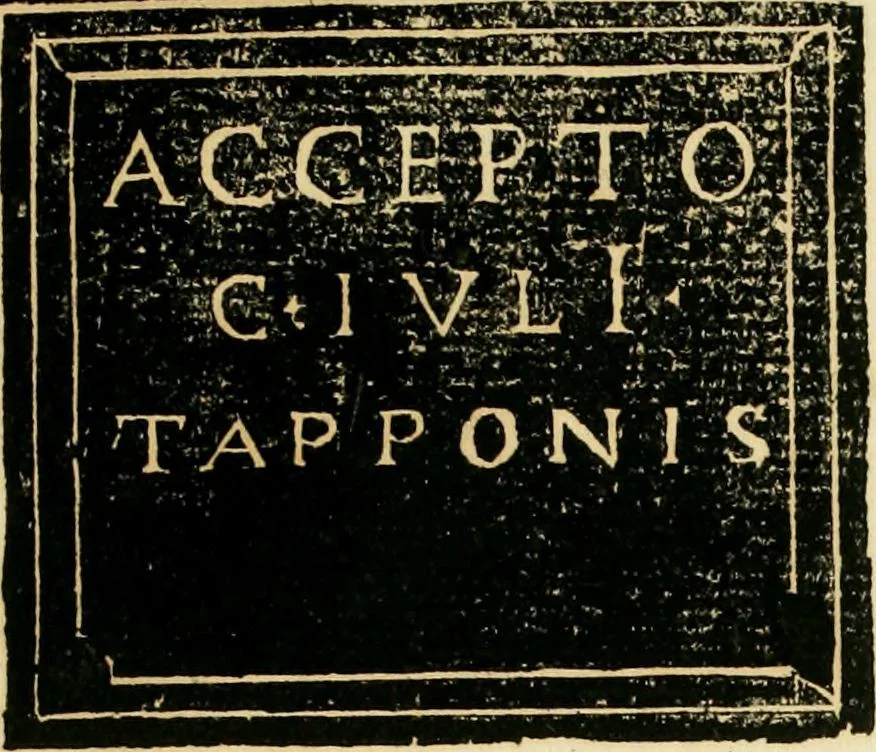 An illustration from Monvmenta antiqva vrbis et agri Brixiani, 1564, leaf 10