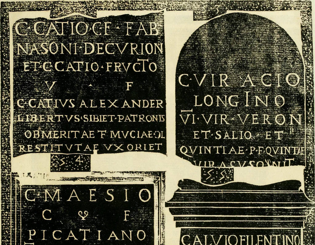 An illustration from Monvmenta antiqva vrbis et agri Brixiani, 1564, leaf 16