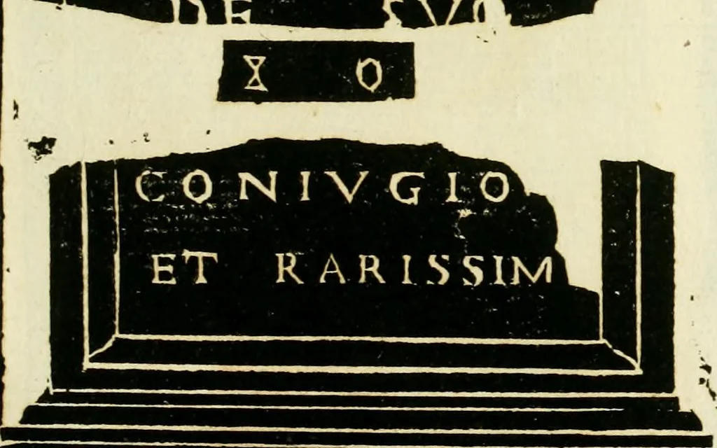 An illustration from Monvmenta antiqva vrbis et agri Brixiani, 1564, leaf 26