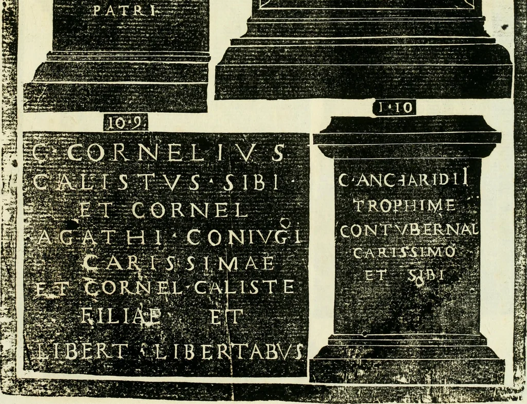 An illustration from Monvmenta antiqva vrbis et agri Brixiani, 1564, leaf 36