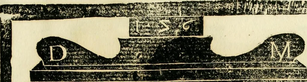 An illustration from Monvmenta antiqva vrbis et agri Brixiani, 1564, leaf 56