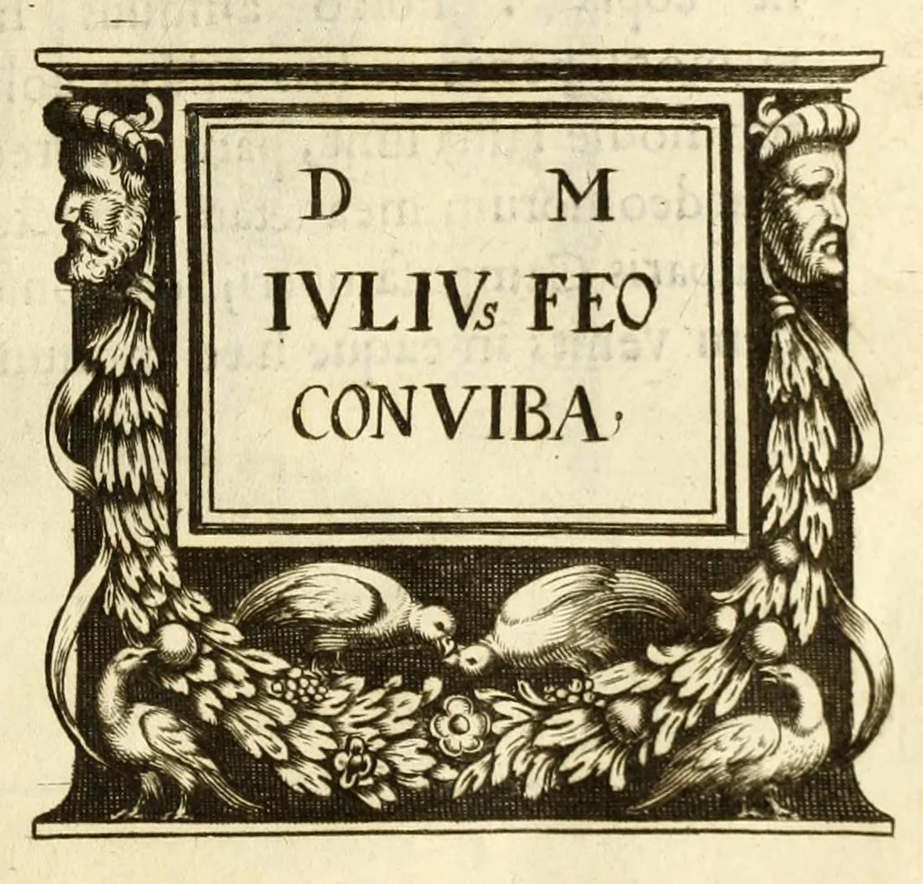 An illustration from Monvmenta patavina Sertorii Vrsati stvdio collecta, digesta, explicata, suisque iconibus expressa ., 1652, leaf 161