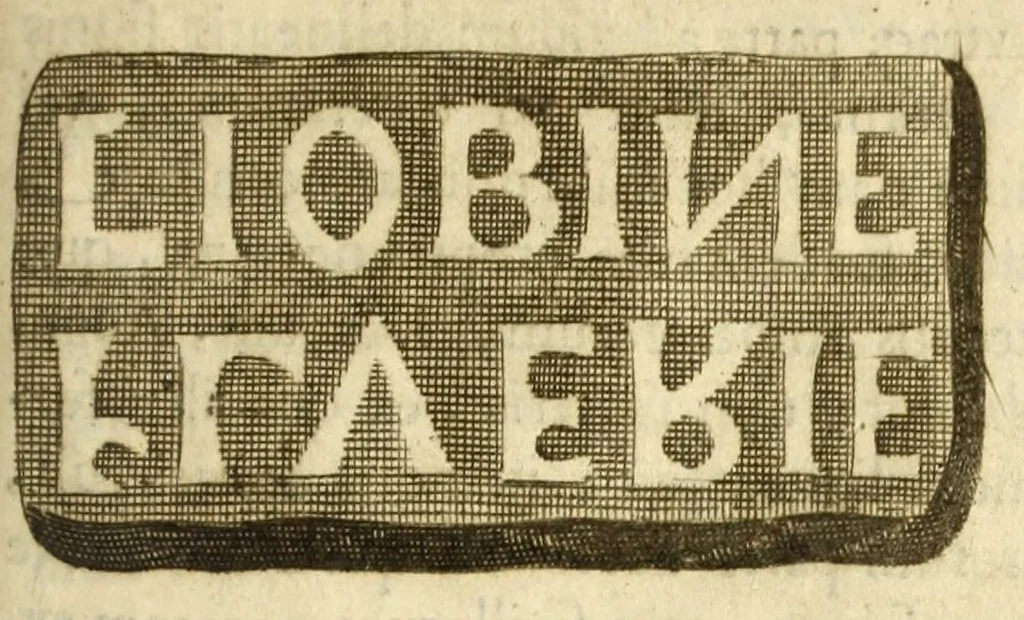 An illustration from Monvmenta patavina Sertorii Vrsati stvdio collecta, digesta, explicata, suisque iconibus expressa ., 1652, leaf 193