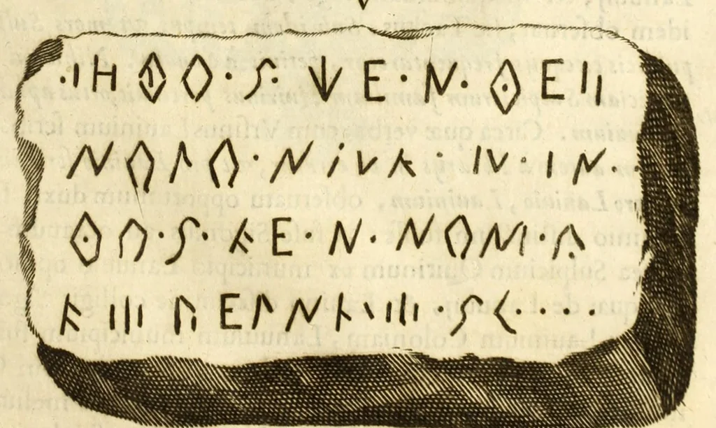 An illustration from Monvmenta patavina Sertorii Vrsati stvdio collecta, digesta, explicata, suisque iconibus expressa ., 1652, leaf 193