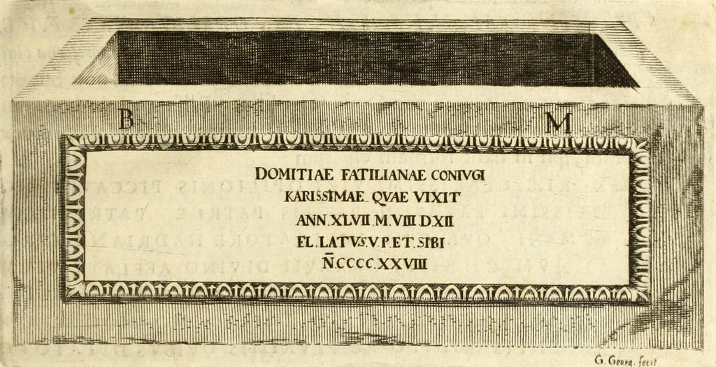 An illustration from Monvmenta patavina Sertorii Vrsati stvdio collecta, digesta, explicata, suisque iconibus expressa ., 1652, leaf 35