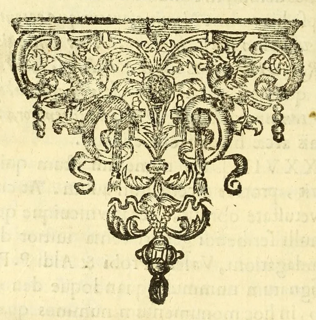 An illustration from Monvmenta patavina Sertorii Vrsati stvdio collecta, digesta, explicata, suisque iconibus expressa ., 1652, leaf 42