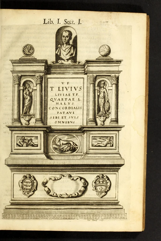 An illustration from Monvmenta patavina Sertorii Vrsati stvdio collecta, digesta, explicata, suisque iconibus expressa ., 1652, leaf 49