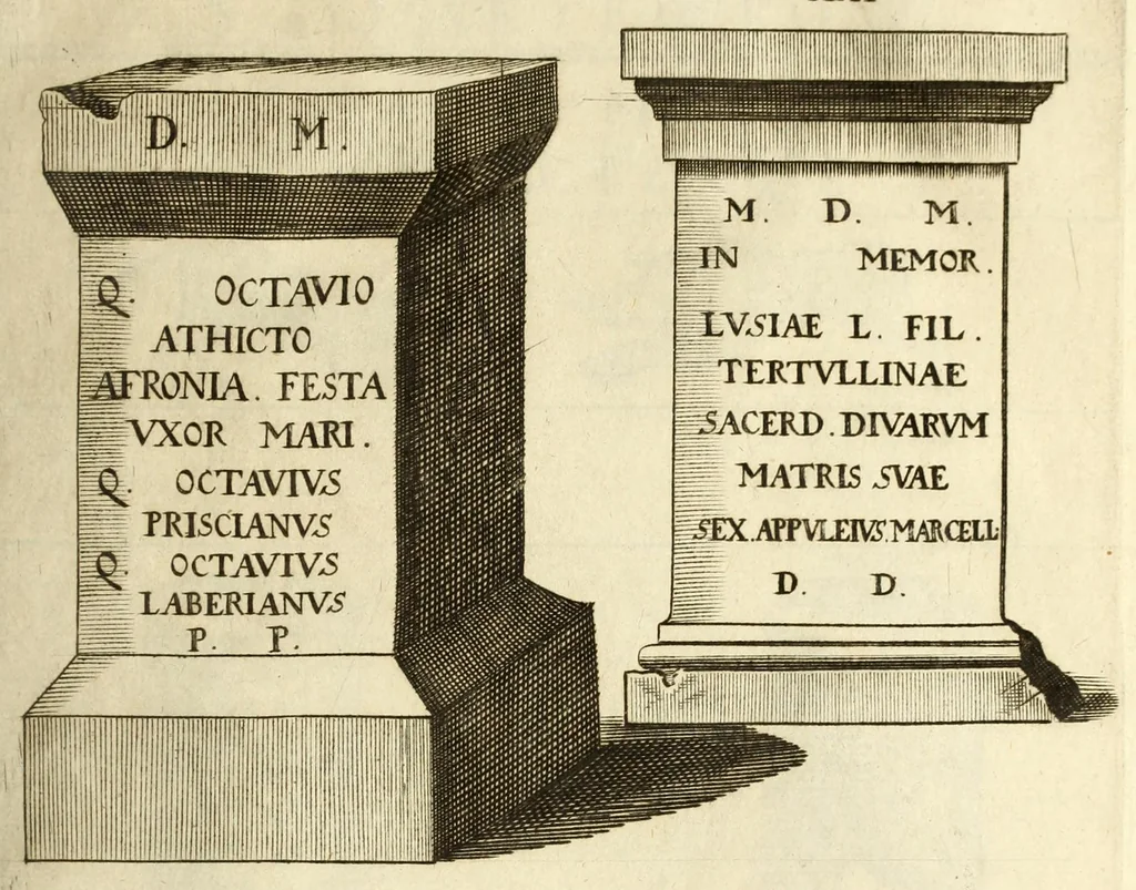 An illustration from Monvmenta patavina Sertorii Vrsati stvdio collecta, digesta, explicata, suisque iconibus expressa ., 1652, leaf 81