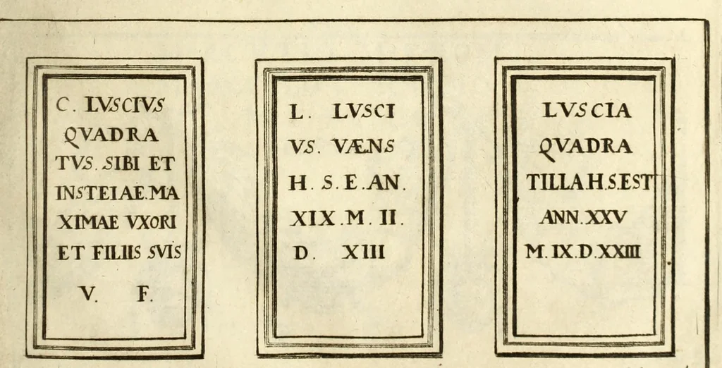 An illustration from Monvmenta patavina Sertorii Vrsati stvdio collecta, digesta, explicata, suisque iconibus expressa ., 1652, leaf 81