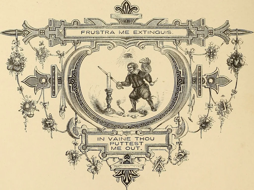 An illustration from Moral emblems, with aphorisms, adages, and proverbs, of all ages and nations, 1862, leaf 105
