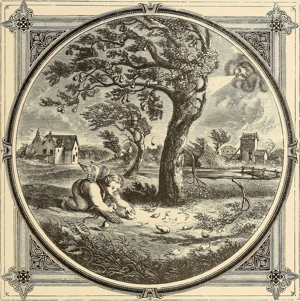 An illustration from Moral emblems, with aphorisms, adages, and proverbs, of all ages and nations, 1862, leaf 134