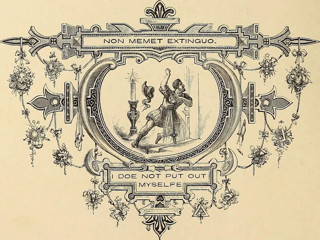 An illustration from Moral emblems, with aphorisms, adages, and proverbs, of all ages and nations, 1862, leaf 201