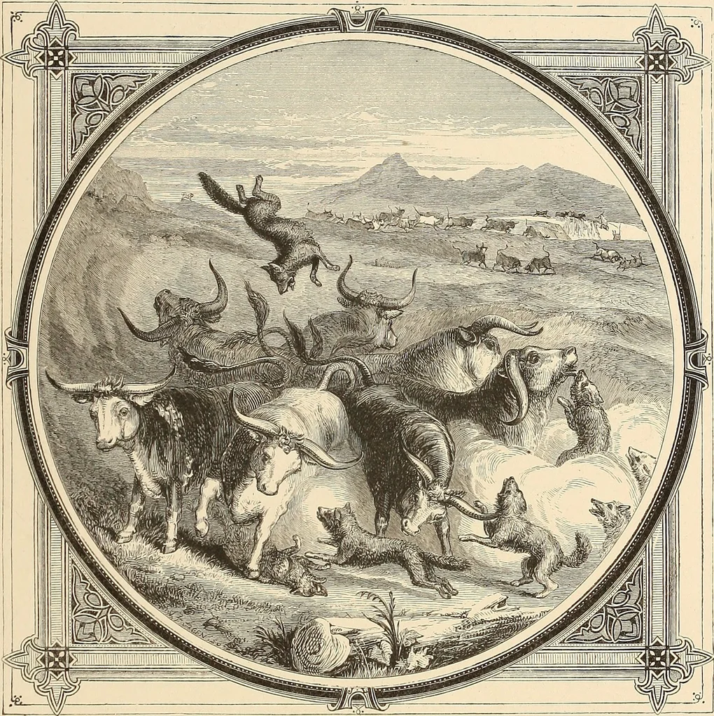 An illustration from Moral emblems, with aphorisms, adages, and proverbs, of all ages and nations, 1862, leaf 210