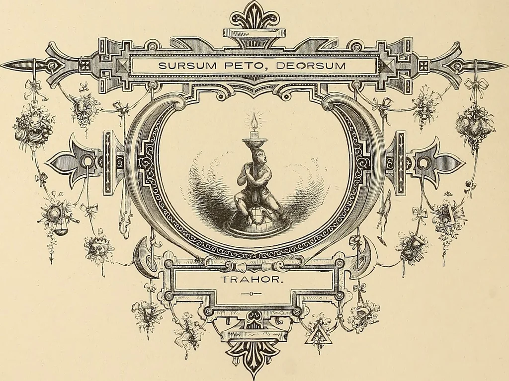 An illustration from Moral emblems, with aphorisms, adages, and proverbs, of all ages and nations, 1862, leaf 225