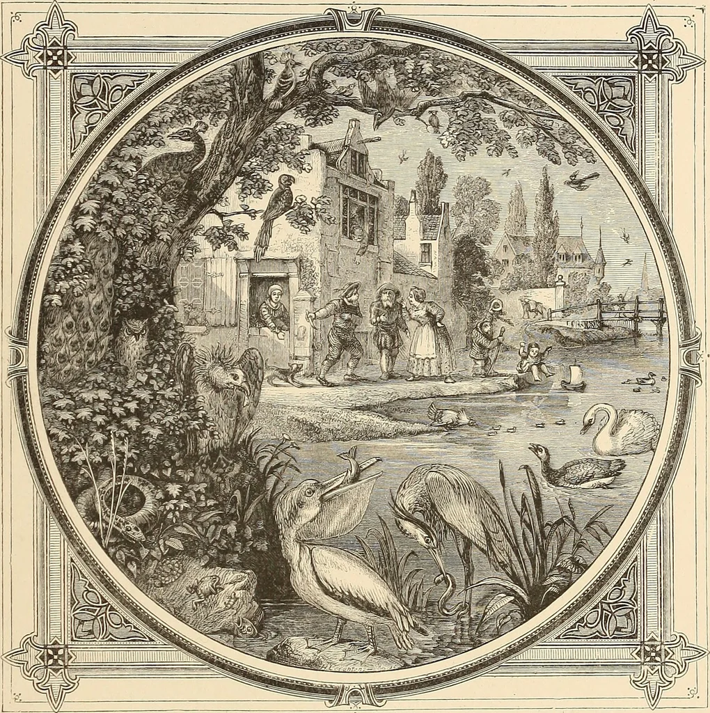 An illustration from Moral emblems, with aphorisms, adages, and proverbs, of all ages and nations, 1862, leaf 234