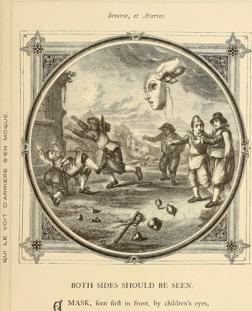 An illustration from Moral emblems, with aphorisms, adages, and proverbs, of all ages and nations, 1862, leaf 56