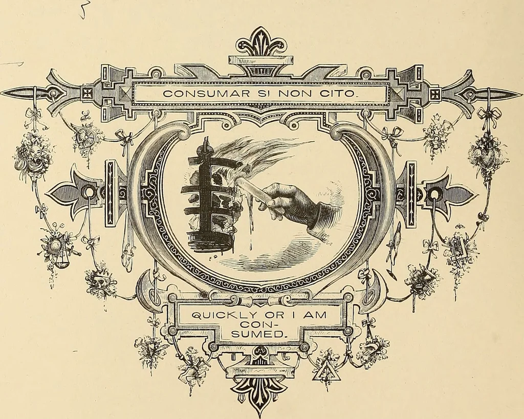 An illustration from Moral emblems, with aphorisms, adages, and proverbs, of all ages and nations, 1862, leaf 97