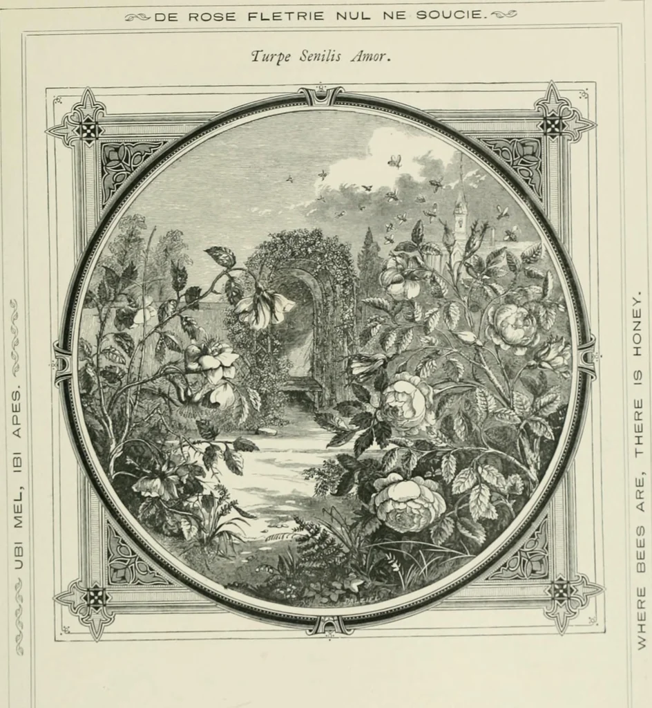 An illustration from Moral emblems : with aphorisms, adages, and proverbs, of all ages and nations, from Jacob Cats and Robert Farlie : with illustrations freely rendered, from designs found in their works, 1860, leaf 116