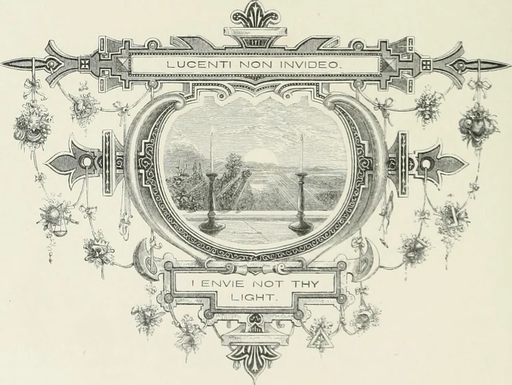 An illustration from Moral emblems : with aphorisms, adages, and proverbs, of all ages and nations, from Jacob Cats and Robert Farlie : with illustrations freely rendered, from designs found in their works, 1860, leaf 127