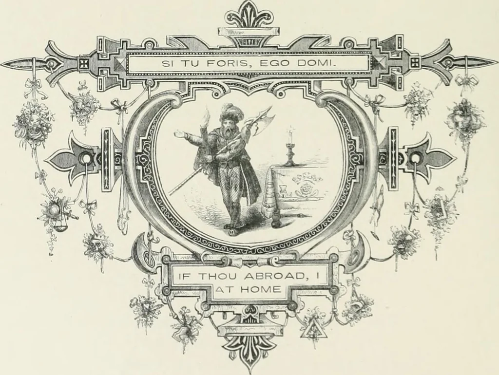 An illustration from Moral emblems : with aphorisms, adages, and proverbs, of all ages and nations, from Jacob Cats and Robert Farlie : with illustrations freely rendered, from designs found in their works, 1860, leaf 131