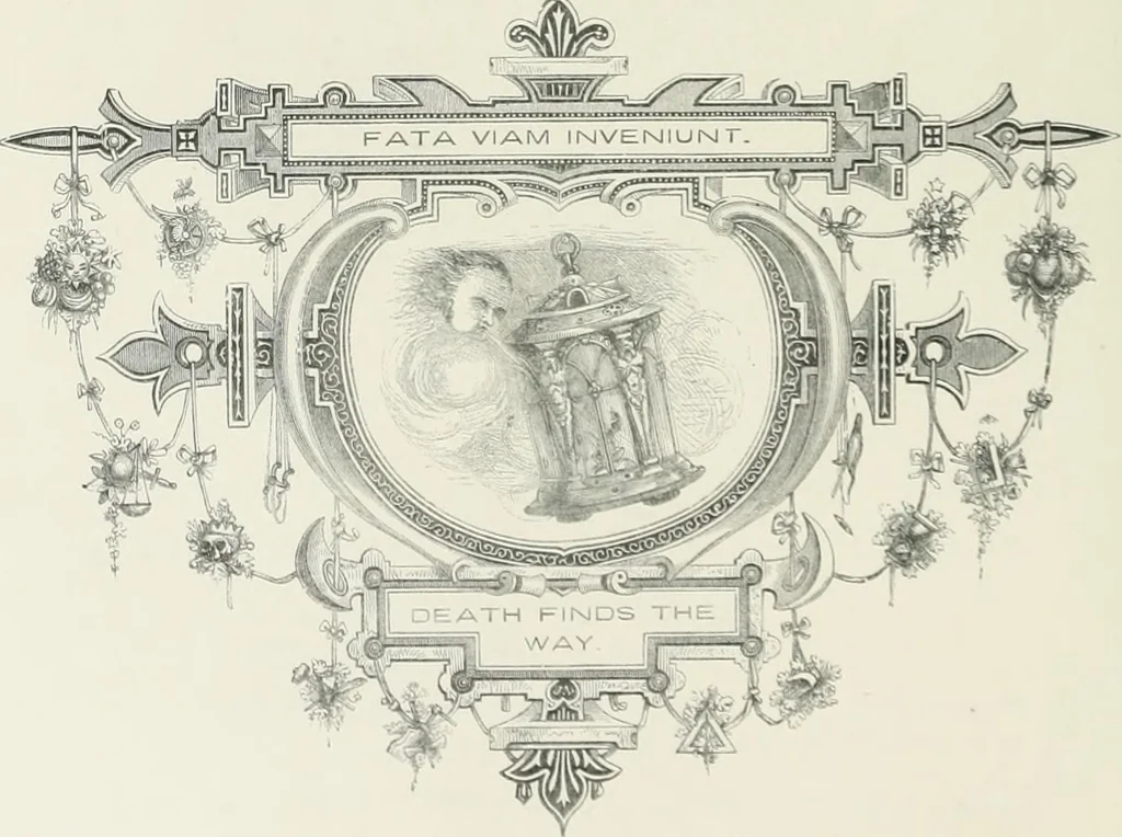 An illustration from Moral emblems : with aphorisms, adages, and proverbs, of all ages and nations, from Jacob Cats and Robert Farlie : with illustrations freely rendered, from designs found in their works, 1860, leaf 143