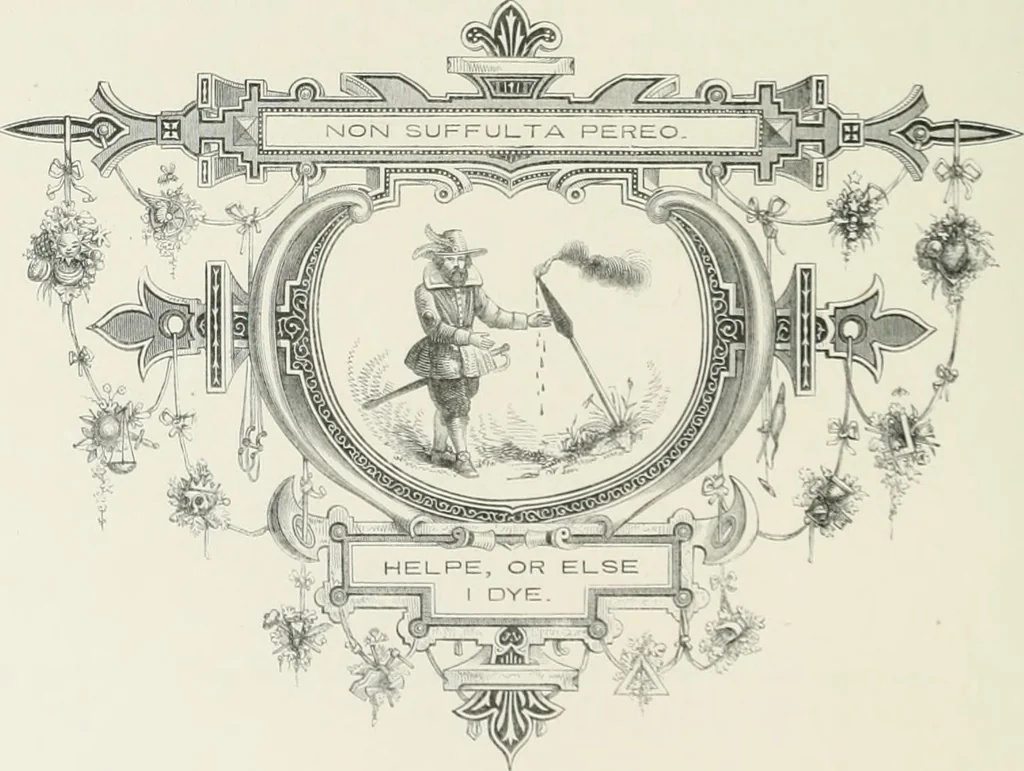 An illustration from Moral emblems : with aphorisms, adages, and proverbs, of all ages and nations, from Jacob Cats and Robert Farlie : with illustrations freely rendered, from designs found in their works, 1860, leaf 151