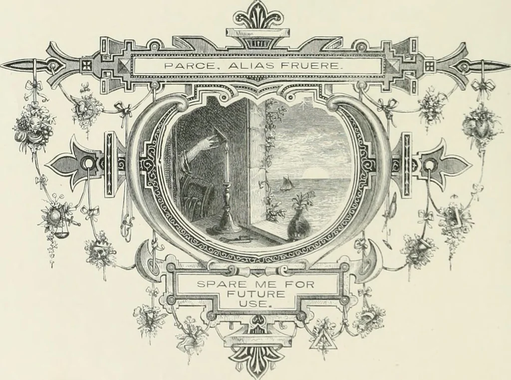 An illustration from Moral emblems : with aphorisms, adages, and proverbs, of all ages and nations, from Jacob Cats and Robert Farlie : with illustrations freely rendered, from designs found in their works, 1860, leaf 163
