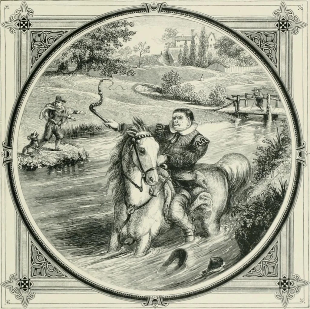 An illustration from Moral emblems : with aphorisms, adages, and proverbs, of all ages and nations, from Jacob Cats and Robert Farlie : with illustrations freely rendered, from designs found in their works, 1860, leaf 164