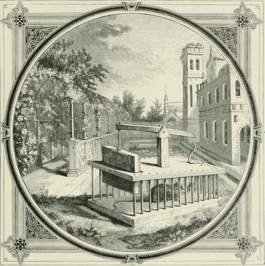 An illustration from Moral emblems : with aphorisms, adages, and proverbs, of all ages and nations, from Jacob Cats and Robert Farlie : with illustrations freely rendered, from designs found in their works, 1860, leaf 168