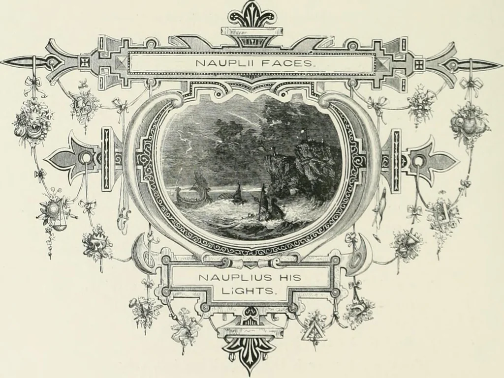 An illustration from Moral emblems : with aphorisms, adages, and proverbs, of all ages and nations, from Jacob Cats and Robert Farlie : with illustrations freely rendered, from designs found in their works, 1860, leaf 171
