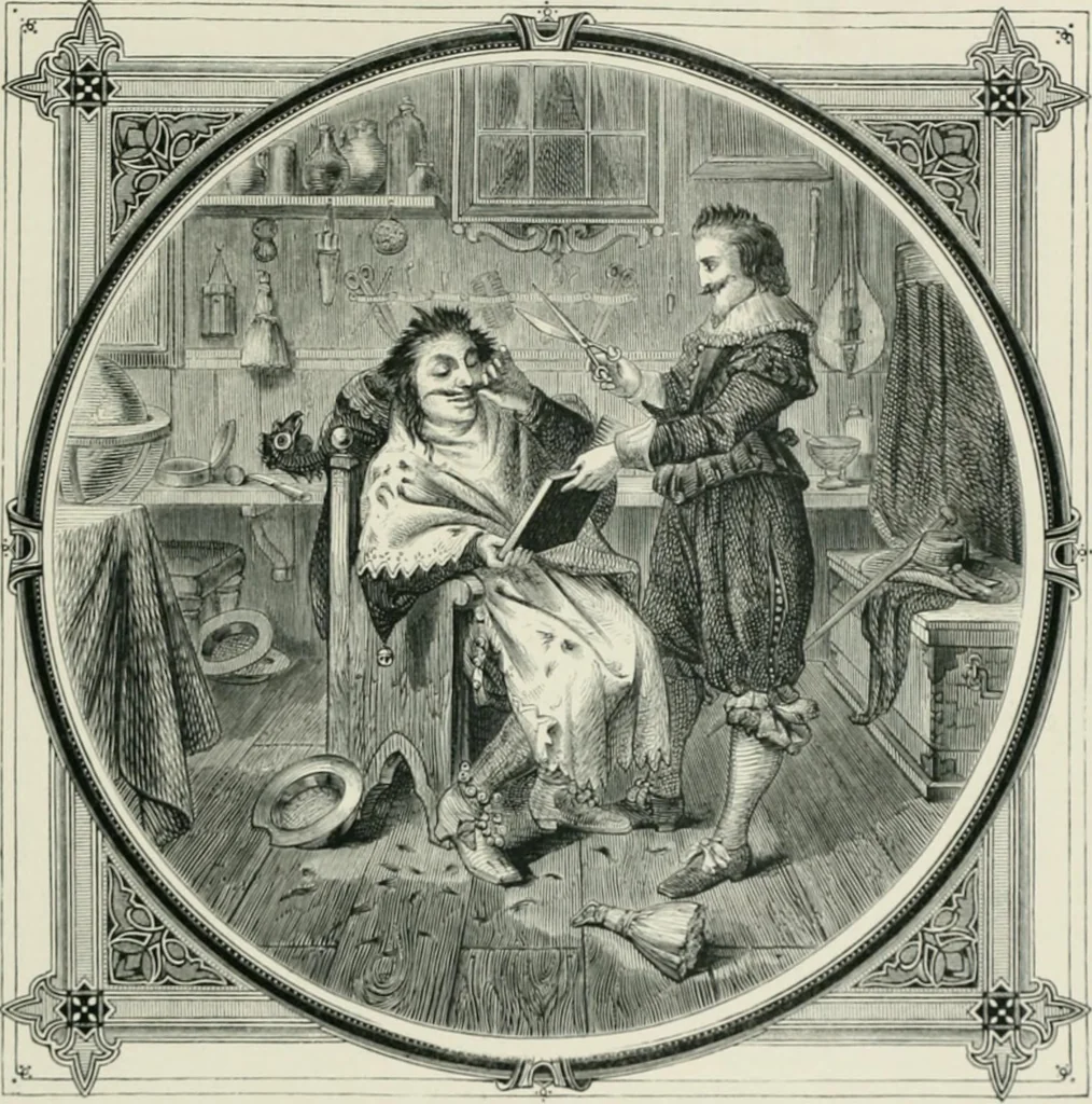 An illustration from Moral emblems : with aphorisms, adages, and proverbs, of all ages and nations, from Jacob Cats and Robert Farlie : with illustrations freely rendered, from designs found in their works, 1860, leaf 172