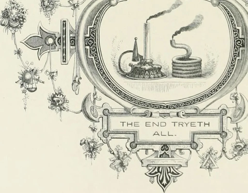 An illustration from Moral emblems : with aphorisms, adages, and proverbs, of all ages and nations, from Jacob Cats and Robert Farlie : with illustrations freely rendered, from designs found in their works, 1860, leaf 187
