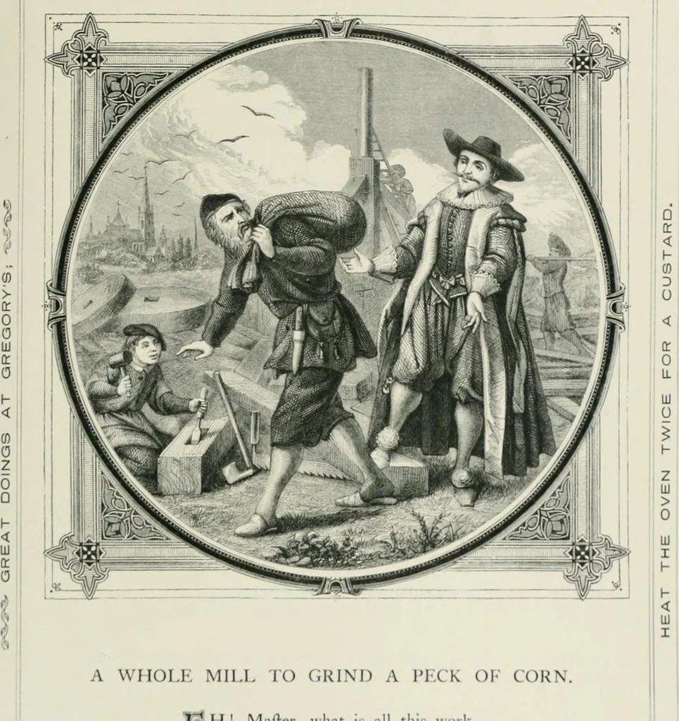 An illustration from Moral emblems : with aphorisms, adages, and proverbs, of all ages and nations, from Jacob Cats and Robert Farlie : with illustrations freely rendered, from designs found in their works, 1860, leaf 192