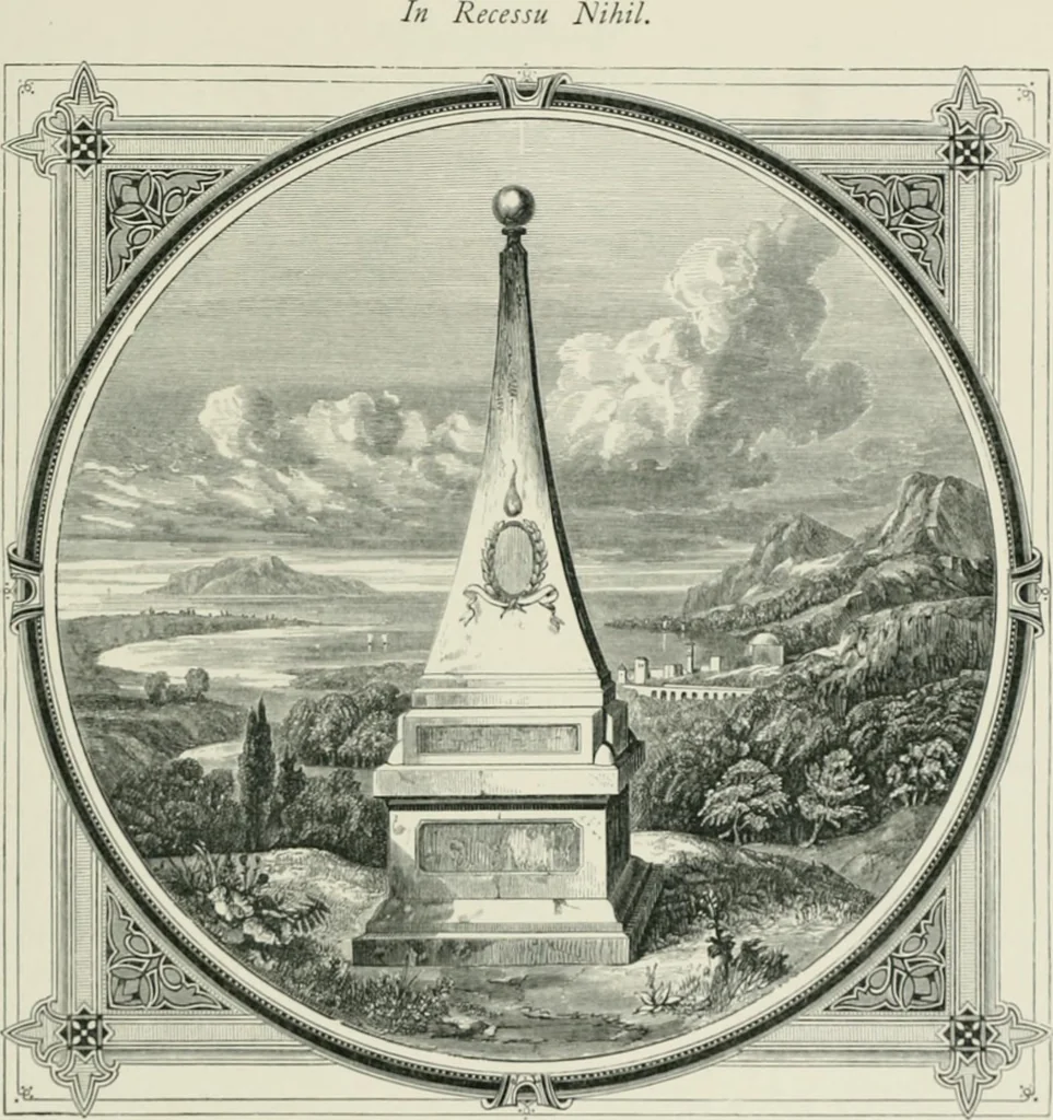 An illustration from Moral emblems : with aphorisms, adages, and proverbs, of all ages and nations, from Jacob Cats and Robert Farlie : with illustrations freely rendered, from designs found in their works, 1860, leaf 204