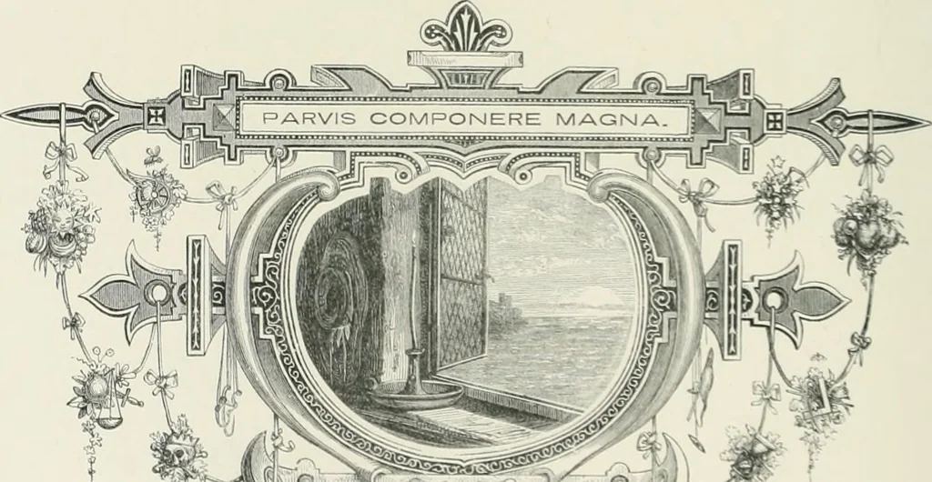An illustration from Moral emblems : with aphorisms, adages, and proverbs, of all ages and nations, from Jacob Cats and Robert Farlie : with illustrations freely rendered, from designs found in their works, 1860, leaf 219