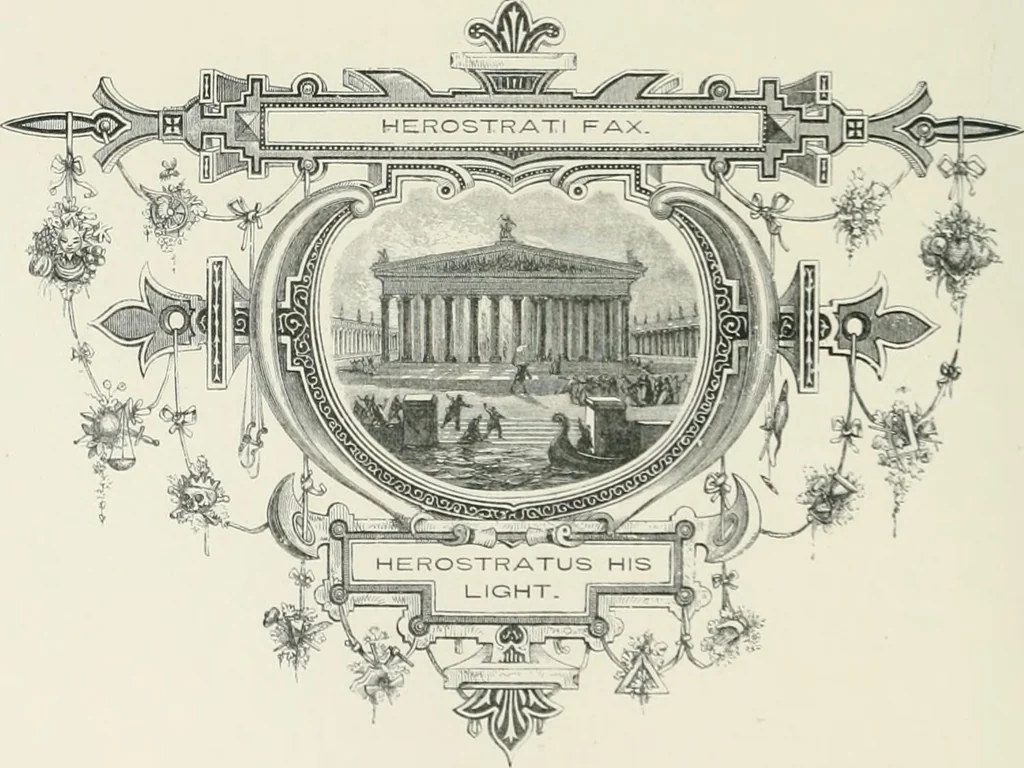 An illustration from Moral emblems : with aphorisms, adages, and proverbs, of all ages and nations, from Jacob Cats and Robert Farlie : with illustrations freely rendered, from designs found in their works, 1860, leaf 227
