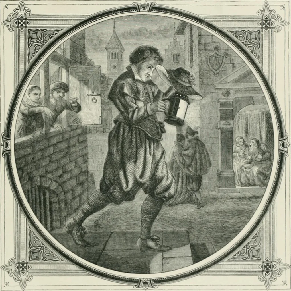 An illustration from Moral emblems : with aphorisms, adages, and proverbs, of all ages and nations, from Jacob Cats and Robert Farlie : with illustrations freely rendered, from designs found in their works, 1860, leaf 228
