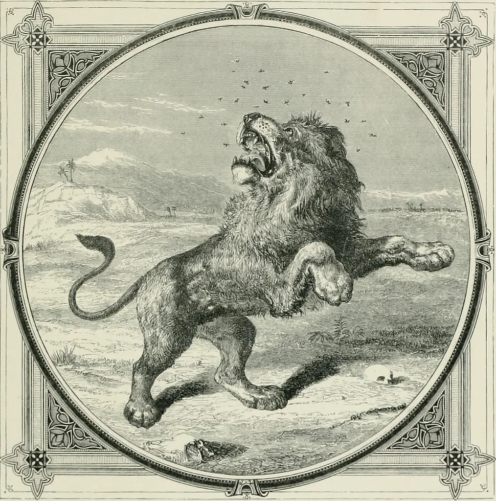 An illustration from Moral emblems : with aphorisms, adages, and proverbs, of all ages and nations, from Jacob Cats and Robert Farlie : with illustrations freely rendered, from designs found in their works, 1860, leaf 240