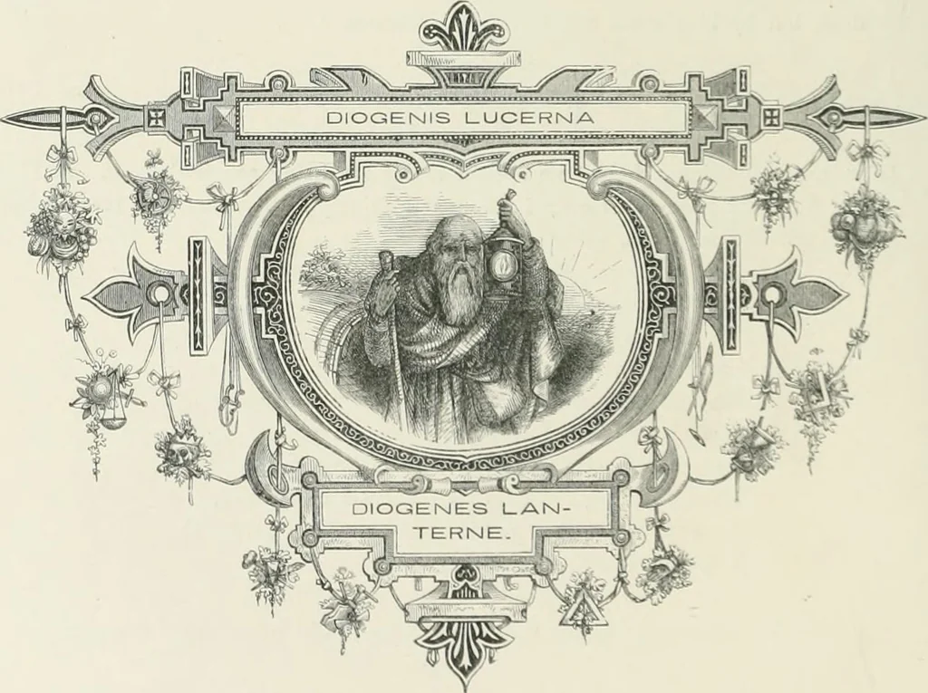An illustration from Moral emblems : with aphorisms, adages, and proverbs, of all ages and nations, from Jacob Cats and Robert Farlie : with illustrations freely rendered, from designs found in their works, 1860, leaf 27