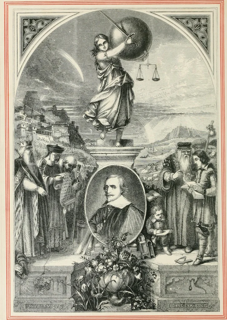 An illustration from Moral emblems : with aphorisms, adages, and proverbs, of all ages and nations, from Jacob Cats and Robert Farlie : with illustrations freely rendered, from designs found in their works, 1860, leaf 5