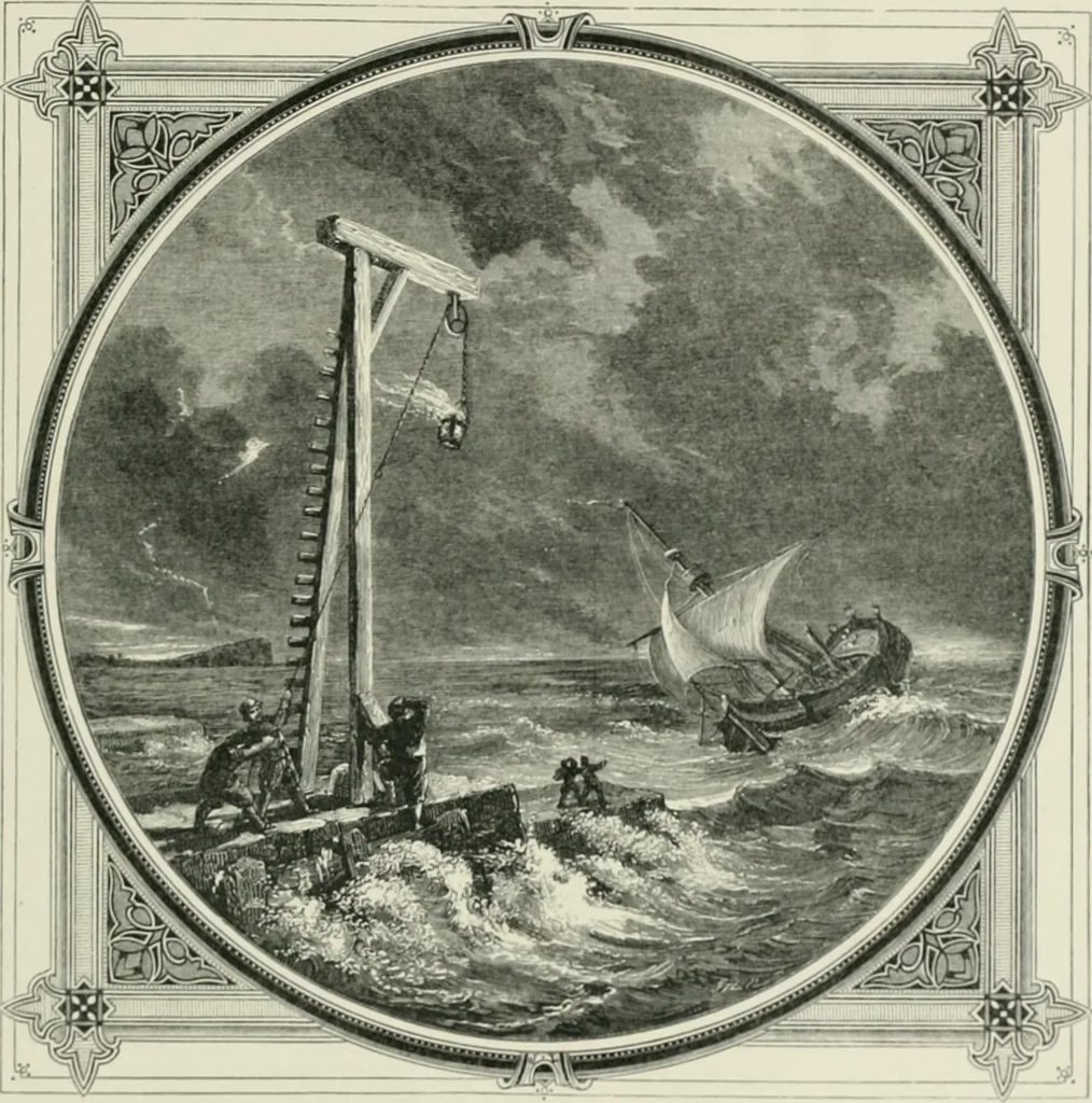 An illustration from Moral emblems : with aphorisms, adages, and proverbs, of all ages and nations, from Jacob Cats and Robert Farlie : with illustrations freely rendered, from designs found in their works, 1860, leaf 72
