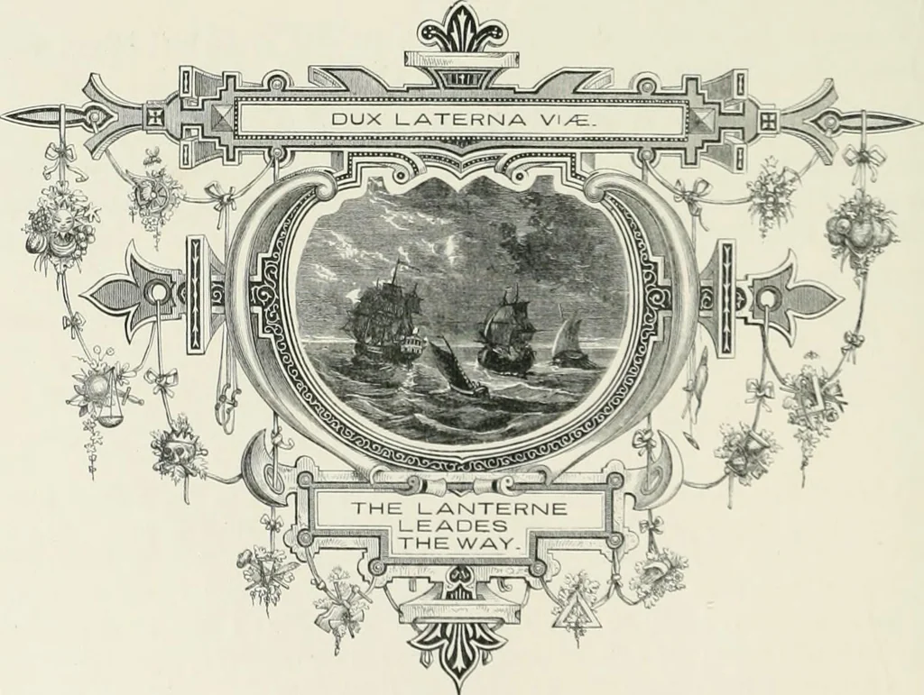 An illustration from Moral emblems : with aphorisms, adages, and proverbs, of all ages and nations, from Jacob Cats and Robert Farlie : with illustrations freely rendered, from designs found in their works, 1860, leaf 75