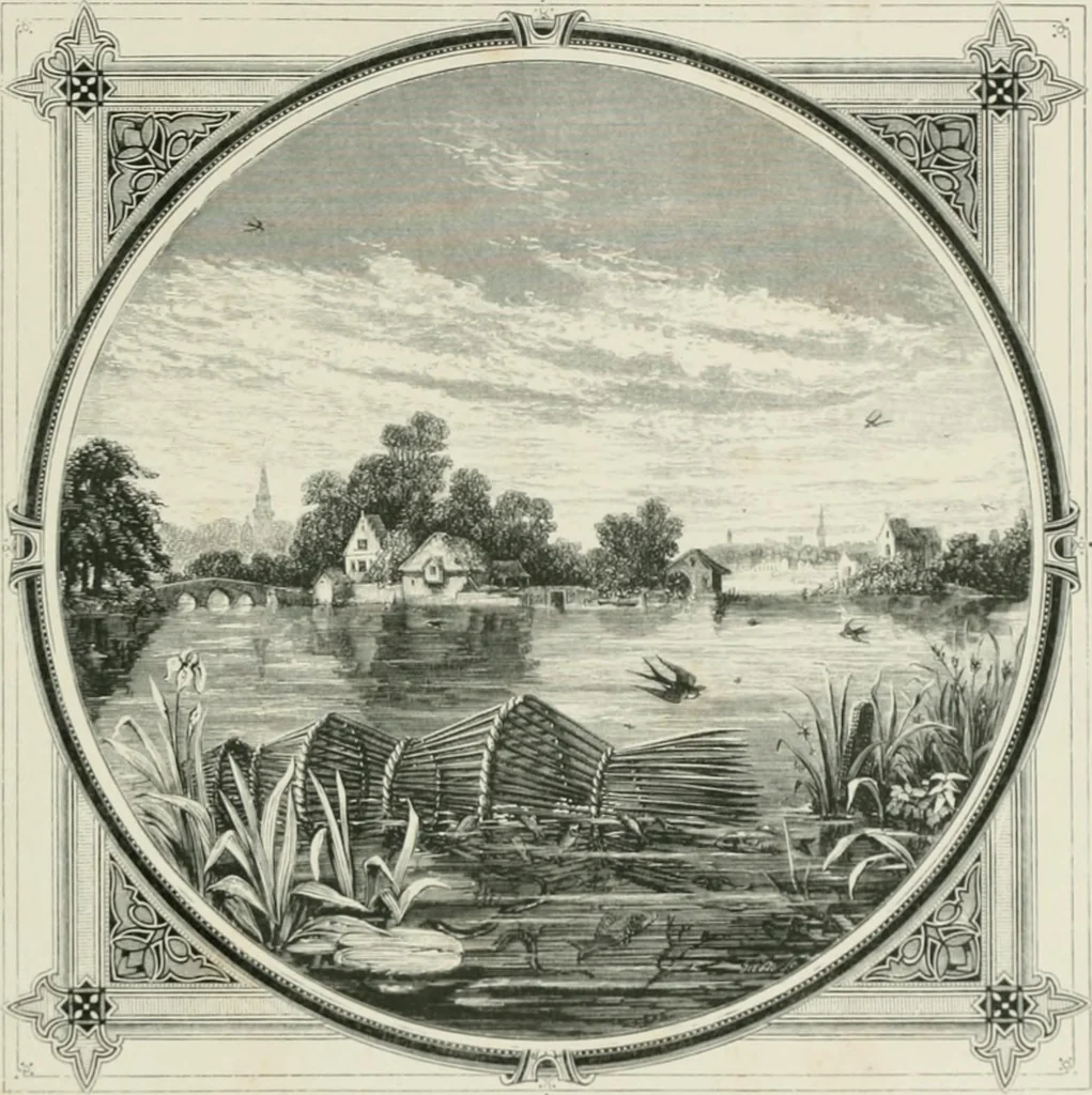 An illustration from Moral emblems : with aphorisms, adages, and proverbs, of all ages and nations, from Jacob Cats and Robert Farlie : with illustrations freely rendered, from designs found in their works, 1860, leaf 80
