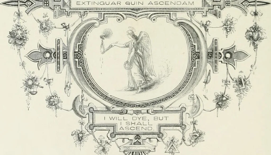 An illustration from Moral emblems : with aphorisms, adages, and proverbs, of all ages and nations, from Jacob Cats and Robert Farlie : with illustrations freely rendered, from designs found in their works, 1860, leaf 87