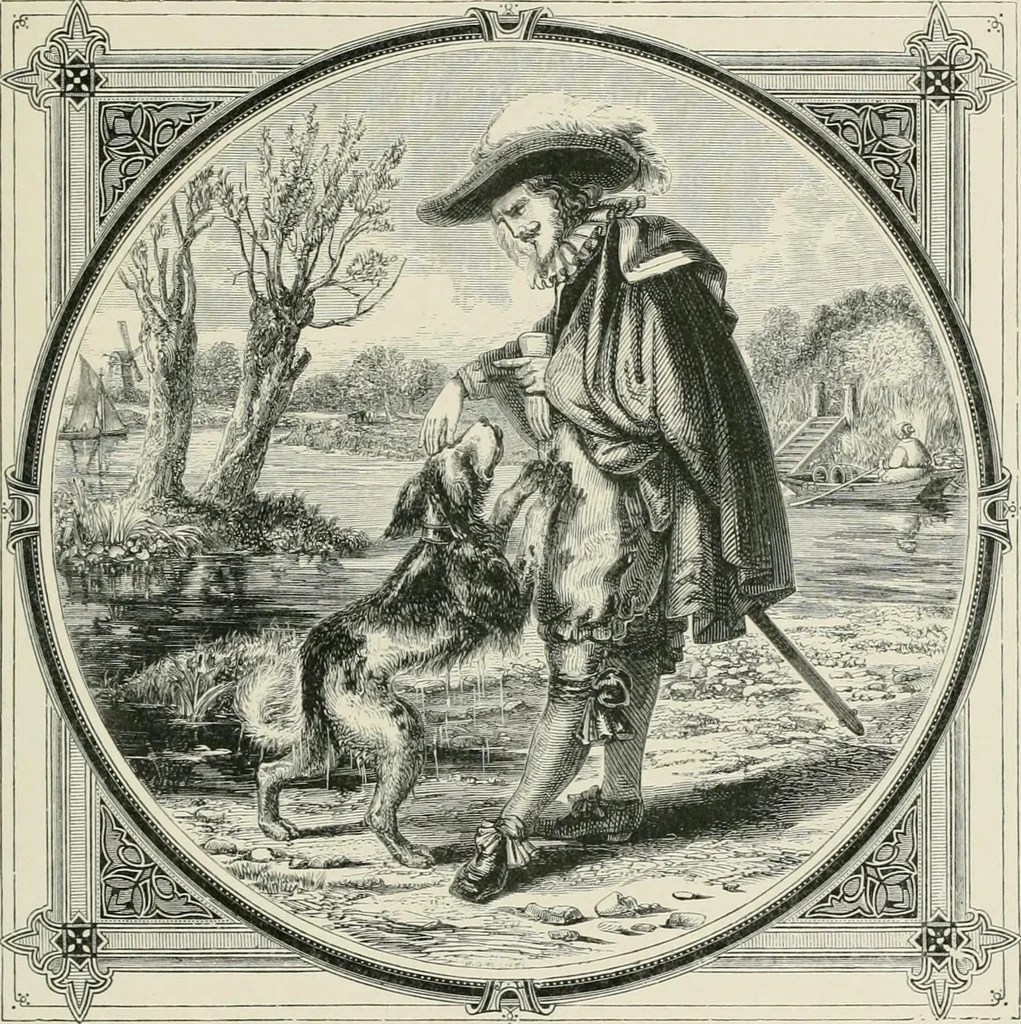 An illustration from Moral emblems : with aphorisms, adages, and proverbs, of all ages and nations, from Jacob Cats and Robert Farlie : with illustrations freely rendered, from designs found in their works, 1860, leaf 114