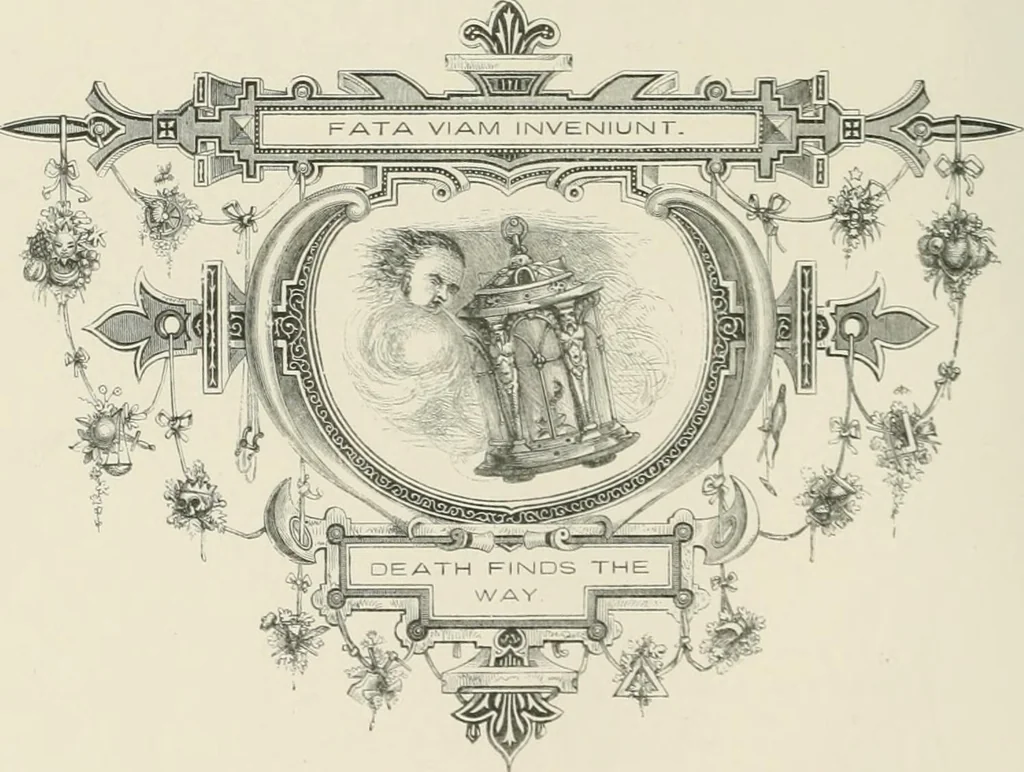 An illustration from Moral emblems : with aphorisms, adages, and proverbs, of all ages and nations, from Jacob Cats and Robert Farlie : with illustrations freely rendered, from designs found in their works, 1860, leaf 145
