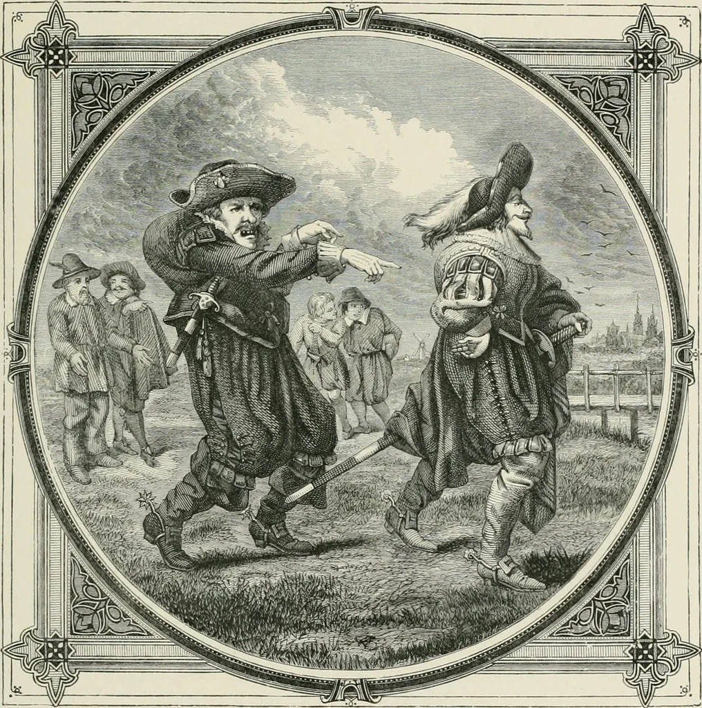 An illustration from Moral emblems : with aphorisms, adages, and proverbs, of all ages and nations, from Jacob Cats and Robert Farlie : with illustrations freely rendered, from designs found in their works, 1860, leaf 146