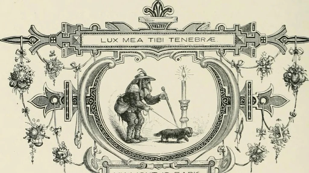 An illustration from Moral emblems : with aphorisms, adages, and proverbs, of all ages and nations, from Jacob Cats and Robert Farlie : with illustrations freely rendered, from designs found in their works, 1860, leaf 161