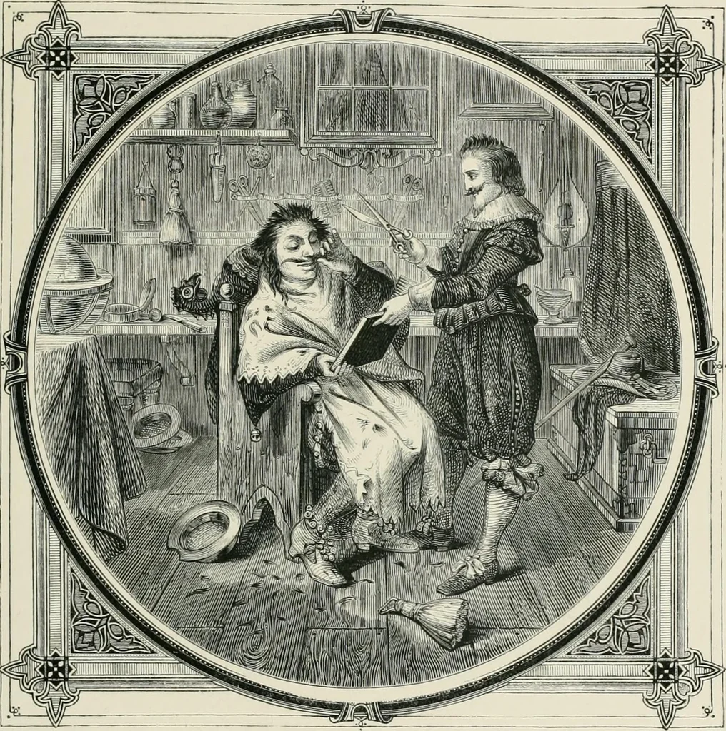 An illustration from Moral emblems : with aphorisms, adages, and proverbs, of all ages and nations, from Jacob Cats and Robert Farlie : with illustrations freely rendered, from designs found in their works, 1860, leaf 174